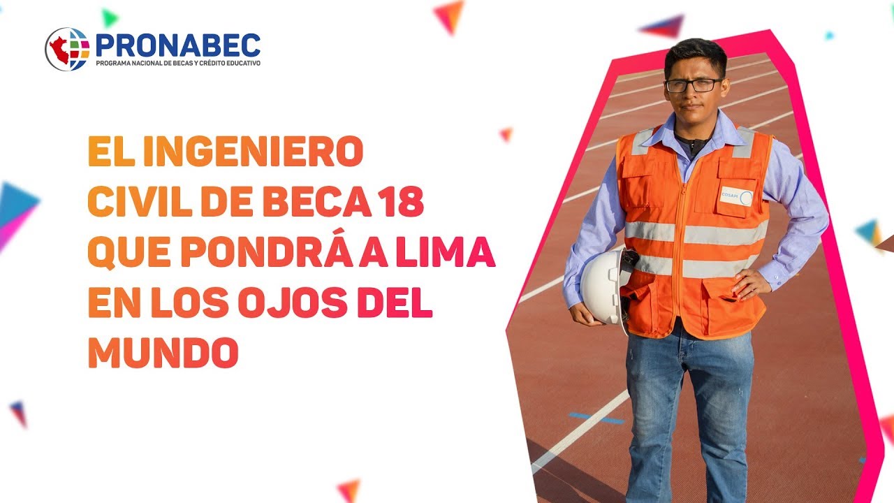 Brando Capdevila, el ingeniero de Beca 18 que pondrá a Lima en los ojos del mundo