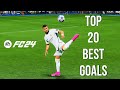 FC 24 TOP 20 GOALS 4K ! FIFA 24 TOP 20 GOALS !  BEST GOALS PS5 4K