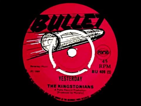 The Kingstonians ‎– Yesterday