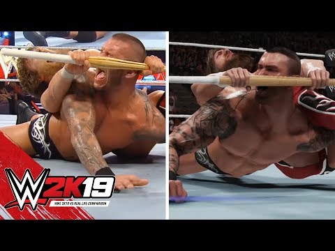 WWE 2K19 vs Real Life Comparison (Daniel Bryan 2K Showcase)