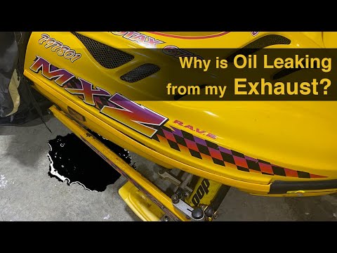 Why is Oil Dripping out of Your Snowmobile Exhaust??