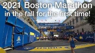2021 Boston Marathon in the fall for the first time in 125 years!