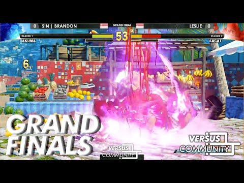 SFV - Brandon (Akuma) vs Leslie (Sagat) #VersusCommunity Week 4 Grand Finals