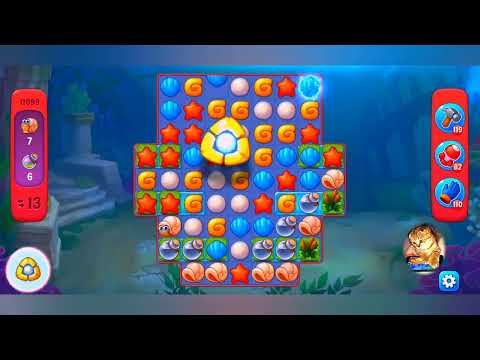 фишдом 2023  #  11099 уровень - прохождение без бустеров # Fishdom,   11099  level - no Boosters.