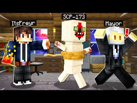 We Let SCP-173 Loose.. HE KILLED THE MAYOR in Minecraft 13th Street!
