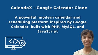 CalendoX – Google Calendar Clone from scratch