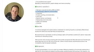 This is a Great Upwork Profile with One Minor Tweak!