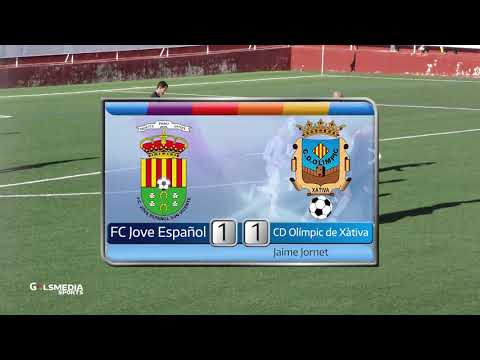 FC Jove Español 1 - 1 CD Olímpic de Xàtiva 2018/2019