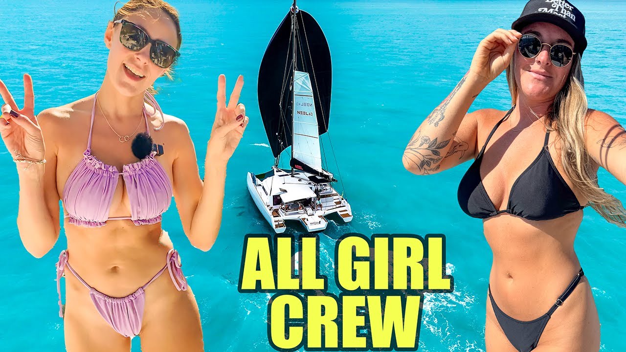 Sailing with all girl crew in the floirda keys