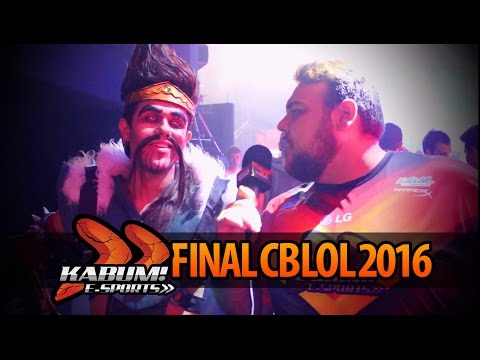O que que você ta achando desse evento? FINAL CBLOL 1º SPLIT 2016