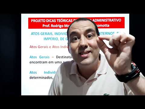 Classificação dos Atos Administrativos - Prof. Rodrigo Motta