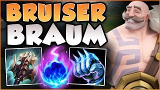 TITANIC HYDRA + BRAUM TOP = INSTA PROC STUN PASSIVE?? BRAUM TOP SEASON 8 GAMEPLAY! League of Legends