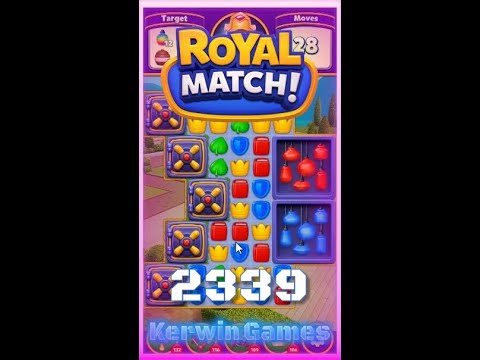 Royal Match Level 2339 - Super Hard Level - No Boosters Gameplay