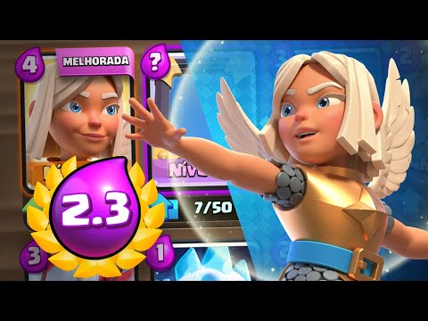 NOVO 2.3 DECK de CURADORA GUERREIRA no Clash Royale