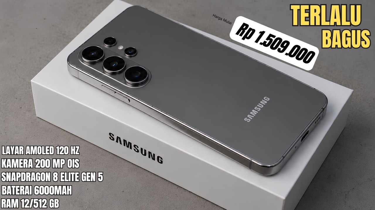 INI BARU SAMSUNG‼️6000mAh, 200 MP OIS, RAM 12/512 GB | HP SAMSUNG TERBARU DAN TERBAIK 2026