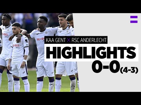 HIGHLIGHTS: KAA Gent - RSC Anderlecht | 2021-2022 | Penalties decide the cup