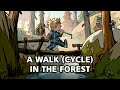 A Walk Cycle In The Forest Kamil Murzyn S Used Moho For This Inspiring Animation