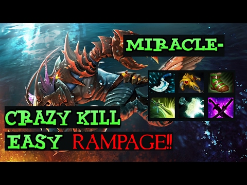 Dota 2 Miracle Slark ( Rampage is Easy )