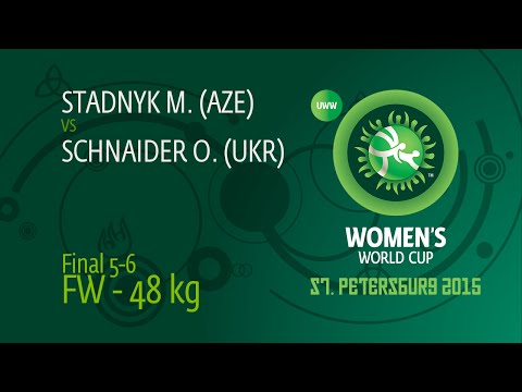 48 kg - Mariya STADNYK (AZE) df. Olga SCHNAIDER (UKR), 13-0