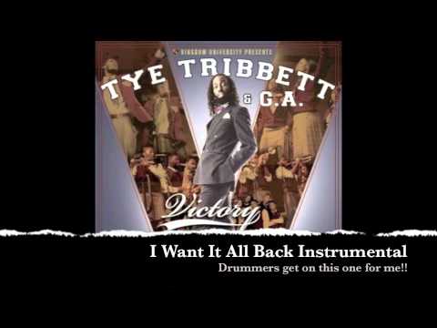 Tye Tribbett - I Want It All Back Instrumental - Dahv
