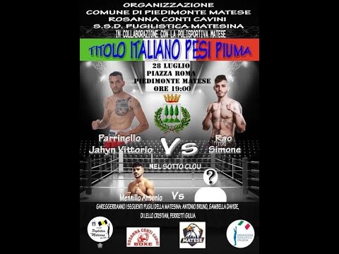 TITOLO ITALIANO PIUMA | SIMONE RAO VS VITTORIO JAHYNN PARRINELLO