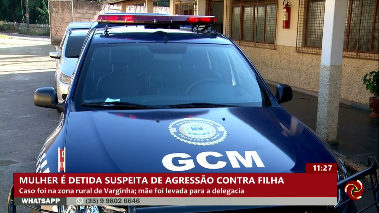 Mulher é detida suspeita de agredir a filha de 5 anos em Varginha