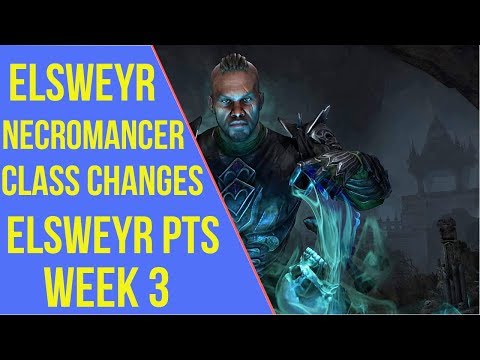ESO - Necromancer Class Changes | Elsweyr PTS Week 3