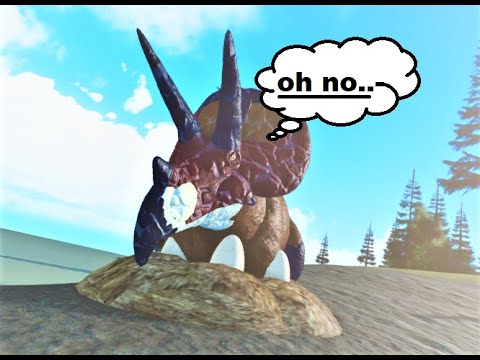 Triceratops herd chaos