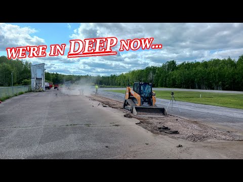 This 18 Ton Racetrack Asphalt Patch Cost WAY More Than I Hoped...