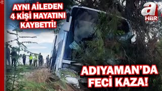 Adıyaman-Kahta yolunda feci kaza: 4 ölü, 1 yaralı! | A Haber