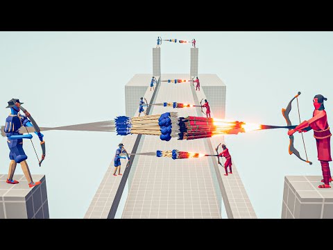 5x GOD vs 5x GOD TOURNAMENT - Totally Accurate Battle Simulator TABS