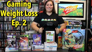 Lose Weight by Playing Video Games?! Weight Loss Journey - Ep. 2 (Ring Fit Adventure, DDR, + More)