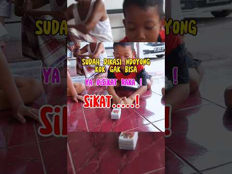 Ya diSikatttt 💥 Raka #tepukkartu #permainananak #kartumainan