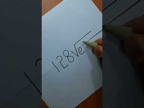 How to turn 128√e980 Number into I Love you Step By Step #short #art #viral