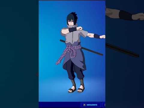 IN DA PARTY - SASUKE SKIN Showcase with All my Fortnite Dances & Emotes! (Fortnite x Naruto)