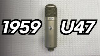 1959년 U47 마이크 스토리 │ 빈티지 마이크 리뷰