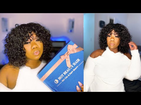 HOT BEAUTY HAIR UNBOXING | INITIAL REVIEW | INSTALL #wigs #hair #fullwig #curlyhair
