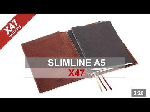 X47 Slimline A5 | Generous content, slim design (X47-010-EN2)