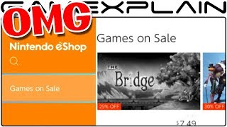 OMG Nintendo Switch's eShop Adds "Games on Sale" Section!