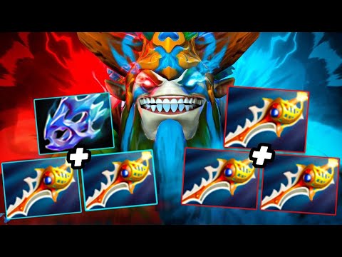 200IQ Farm 1800GPM Nature Prophet x5 Divine Rapiers + Moon Shard Builds In 7.37 Patch