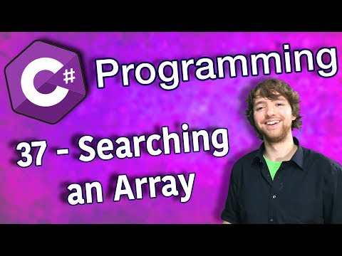 C Programming Tutorial 37 Searching an Array