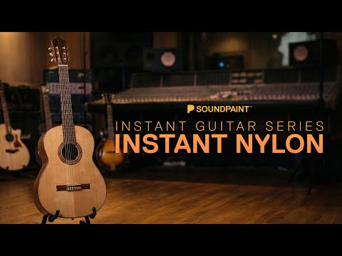Soundpaint Instant Nylon Guitar. Now with DAW Sync & Time Pro