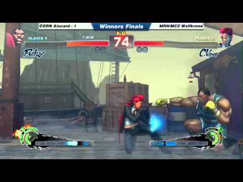 [04/07/12] MI Ranbats SSFIV:AE Winners Finals: CORN Alucard (Rog) vs. MRN|MCZ Wolfkrone (Viper)