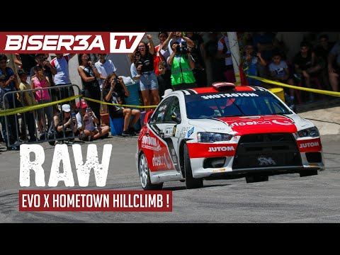 RAW // Awesome EVO X group N drive through the streets of his hometown !