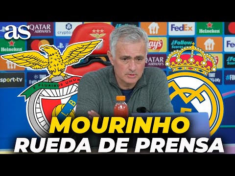 MOURINHO, RUEDA DE PRENSA tras el BENFICA 4 - REAL MADRID 2: CLASIFICACIÓN IN EXTREMIS DE CHAMPIONS
