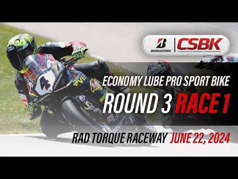 2024 Bridgestone CSBK - Economy Lube Pro Sport Bike Round 3, Race 1 at RAD Torque Raceway