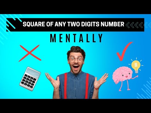 2 Mind-Blowing Math Tricks to Find Squares Mentally | Easy Mental Math Tips