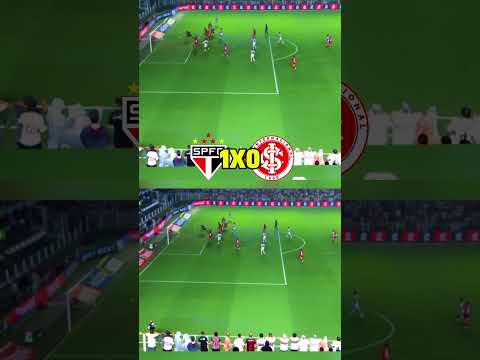 ⚽️São Paulo x INTERNACIONAL Sabino abre o PLACAR! #saopaulo #internacional #brasileirão #shorts