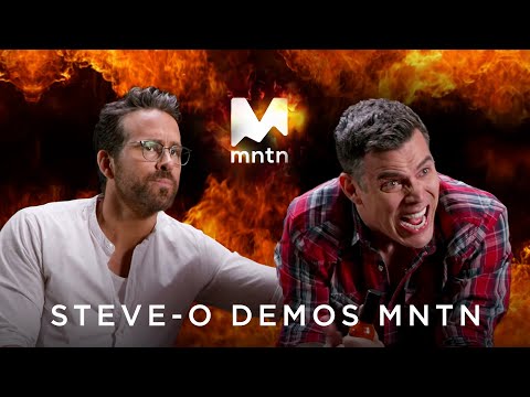 Steve-O Demos MNTN - The Hottest Software in TV