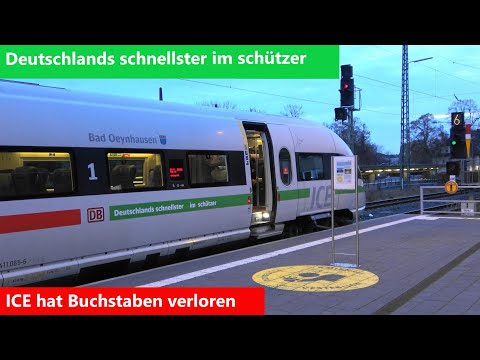 Bahnhof Coburg:🙄Buchstaben verloren am ICE➡️München HBF, Talent2 als FTX RE49 & agilis RB18 & RB24